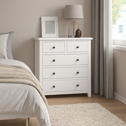 Wellow Painted 2+3 Drawer Chest Wellow Painted 2+3 Drawer Chest