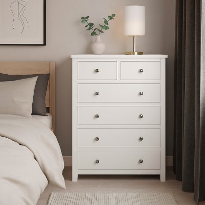 Wellow Painted 2+4 Drawer Chest Wellow Painted 2+4 Drawer Chest