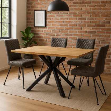 Fishbourne Oak 135cm Compact Dining Table Fishbourne Oak 135cm Compact Dining Table