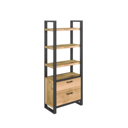 Fishbourne Oak Bookcase with Drawers Fishbourne Oak Bookcase with Drawers