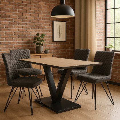 Dining Table - Fishbourne Oak Finish Dining Table - Fishbourne Oak Finish