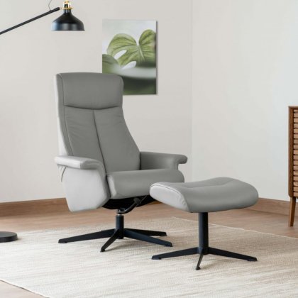 G Plan Ergoform Lukas Manual Chair and Stool