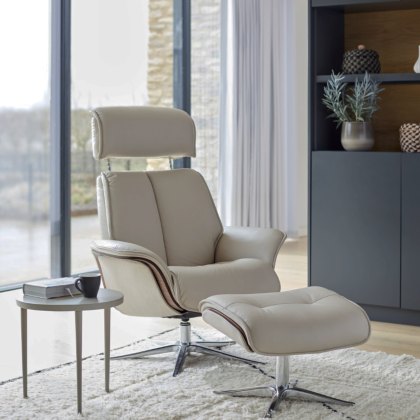 G Plan Ergoform Lund Chair and Stool with Upholstered Sides