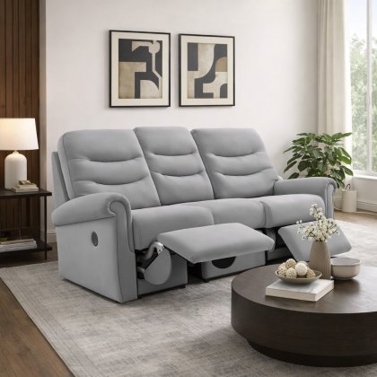 G Plan Holmes 3 Seater Double Electric Recliner Sofa G Plan Holmes 3 Seater Double Electric Recliner Sofa