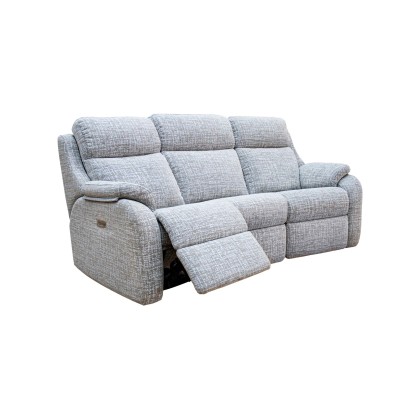 G Plan Kingsbury 3 Seater Curved Double Power Recliner Sofa