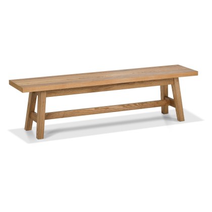 Brighstone Rustic Oak Small Bench