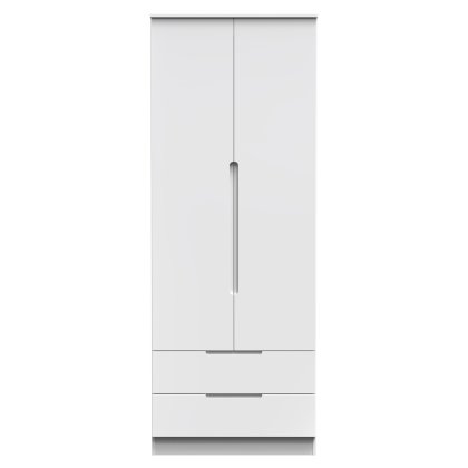 Thorley Tall 2 Drawer Double Wardrobe