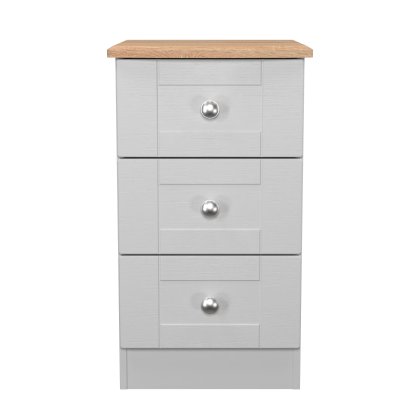 Shalfleet 3 Drawer Bedside