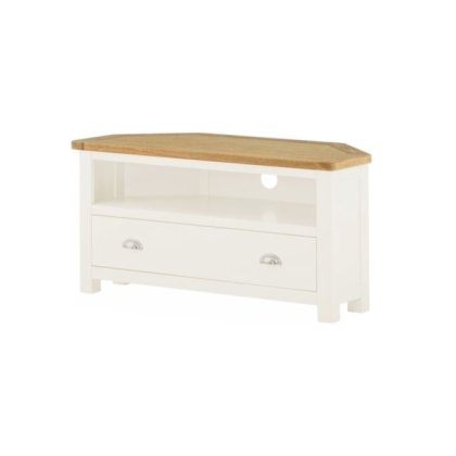 Northwood Corner TV Cabinet - White Northwood Corner TV Cabinet - White