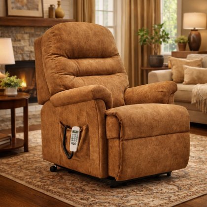 Sherborne Beaumont Small 1 Motor Electric Riser Recliner with Adjustable Headrest Sherborne Beaumont Small 1 Motor Electric Riser Recliner with Adjustable Headrest