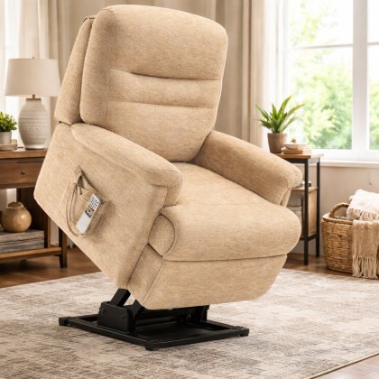 Sherborne Beaumont Standard 1 Motor Electric Riser Recliner with Adjustable Headrest and Lumbar Sherborne Beaumont Standard 1 Motor Electric Riser Recliner with Adjustable Headrest and Lumbar