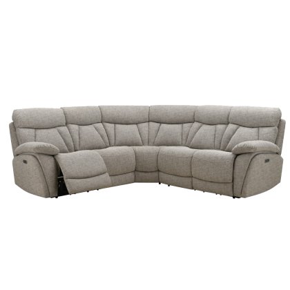 Belfort Corner Group Power Recliner in Lisbon Beige Belfort Corner Group Power Recliner in Lisbon Beige