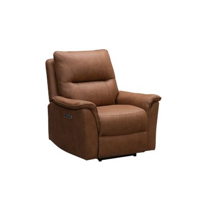 Ercol Noto Caramel Leather Recliner Chair