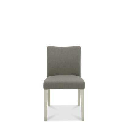Barton Grey Low Back Upholstered Chair - Titanium (Single) Barton Grey Low Back Upholstered Chair - Titanium (Single)