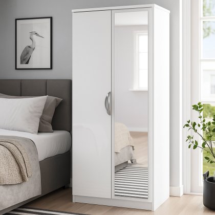 Carisbrooke 2ft6in Mirror Robe Carisbrooke 2ft6in Mirror Robe