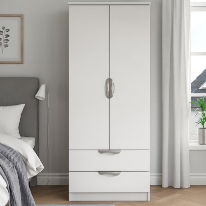 Carisbrooke Tall 2ft6in 2 Drawer Robe Carisbrooke Tall 2ft6in 2 Drawer Robe