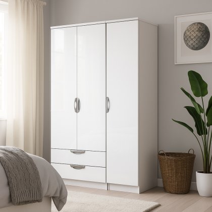 Carisbrooke Triple 2 Drawer Robe Carisbrooke Triple 2 Drawer Robe