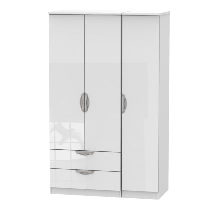 Carisbrooke Triple 2 Drawer Robe Carisbrooke Triple 2 Drawer Robe