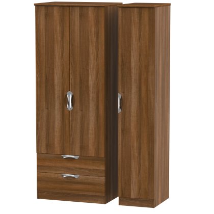 Carisbrooke Tall Triple 2 Drawer Robe