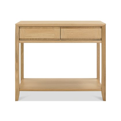 Barton Oak Console Table with Drawer Barton Oak Console Table with Drawer