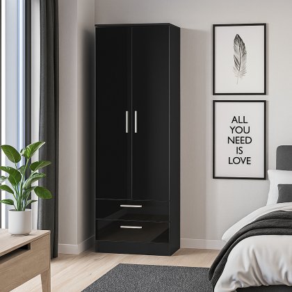 Knighton 2ft6in 2 Drawer Robe Knighton 2ft6in 2 Drawer Robe