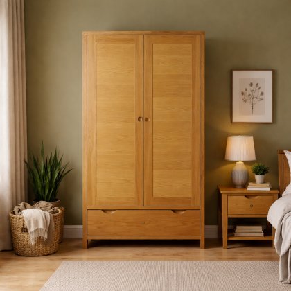 Ercol Bosco 2 Door Wardrobe Ercol Bosco 2 Door Wardrobe
