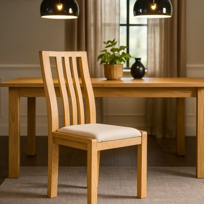 Ercol Bosco Dining Chair - Cream Fabric Ercol Bosco Dining Chair - Cream Fabric