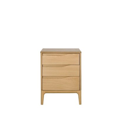 Ercol Rimini 3 Drawer Bedside Cabinet Ercol Rimini 3 Drawer Bedside Cabinet