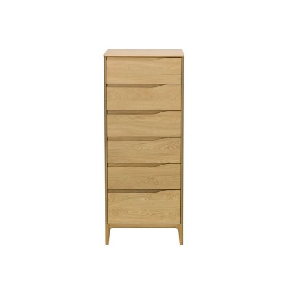 Ercol Rimini 6 Drawer Tall Chest Ercol Rimini 6 Drawer Tall Chest