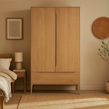 Ercol Rimini 2 Door Wardrobe Ercol Rimini 2 Door Wardrobe