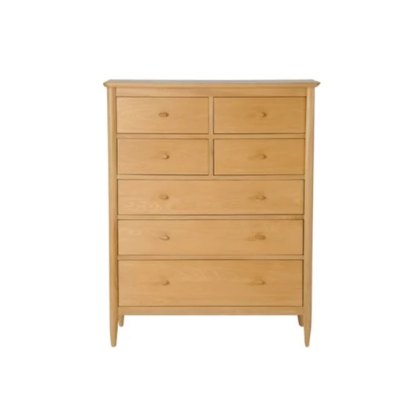 Ercol Teramo 7 Drawer Tall Wide Chest Ercol Teramo 7 Drawer Tall Wide Chest