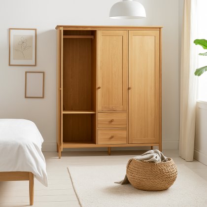 Ercol Teramo 3 Door Wardrobe Ercol Teramo 3 Door Wardrobe