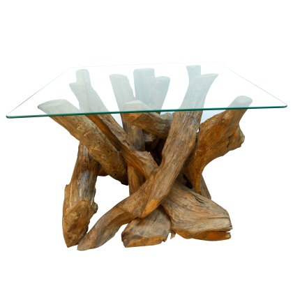Square Coffee Table with Glass Top Square Coffee Table with Glass Top