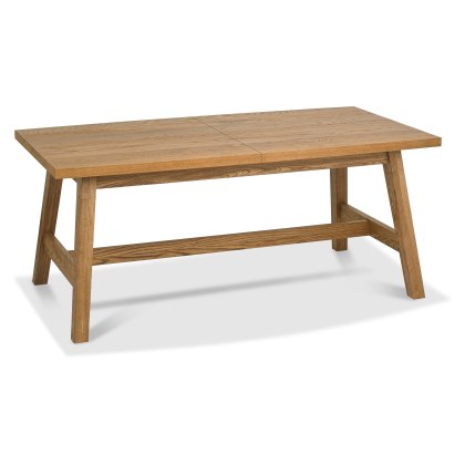 Brighstone Rustic Oak 4-6 Extension Dining Table