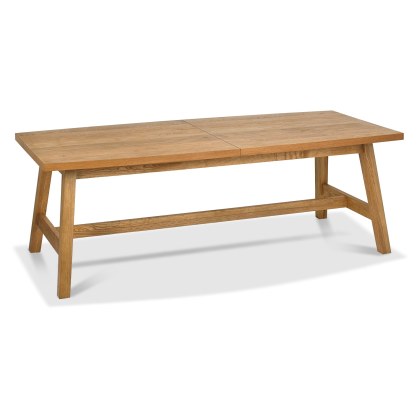 Brighstone Rustic Oak 6-8 Extension Dining Table