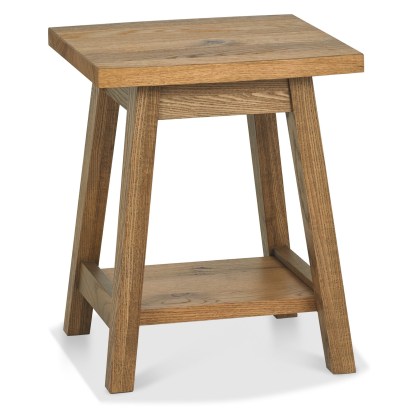 Brighstone Rustic Oak Lamp Table