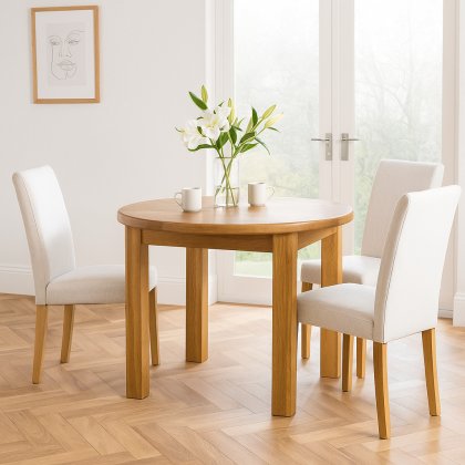 Arreton Round Extending Table Arreton Round Extending Table