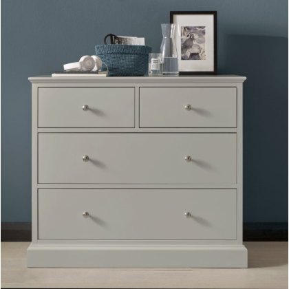 Gatcombe Soft Grey 2+2 Drawer Chest Gatcombe Soft Grey 2+2 Drawer Chest
