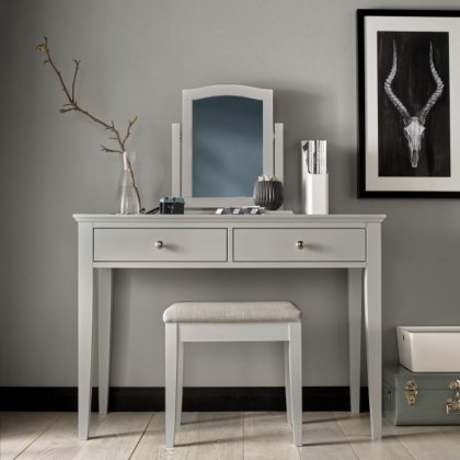 Gatcombe Soft Grey Dressing Table Gatcombe Soft Grey Dressing Table