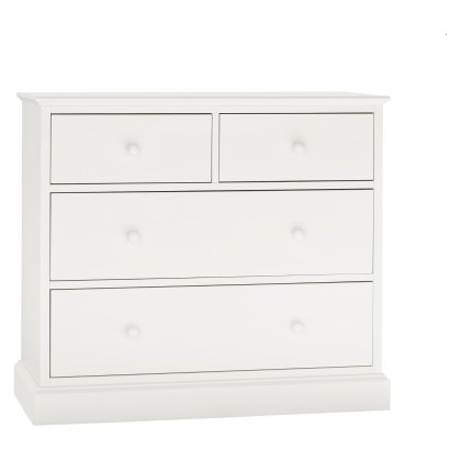 Gatcombe White 2+2 Drawer Chest