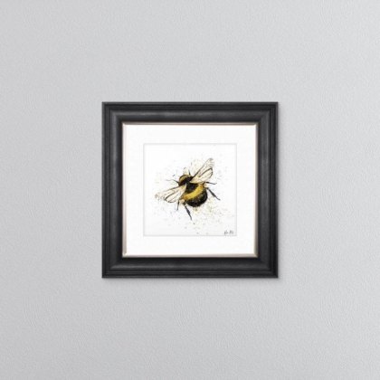 Bumble Bee - Grey Vegas Frame - 55x55cm Bumble Bee - Grey Vegas Frame - 55x55cm