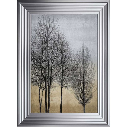 Gold Tree 1 - Steel Frame - 55x75cm Gold Tree 1 - Steel Frame - 55x75cm
