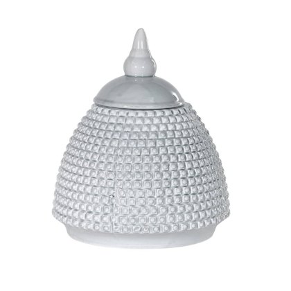 Grey Domed Bobble Jar Grey Domed Bobble Jar