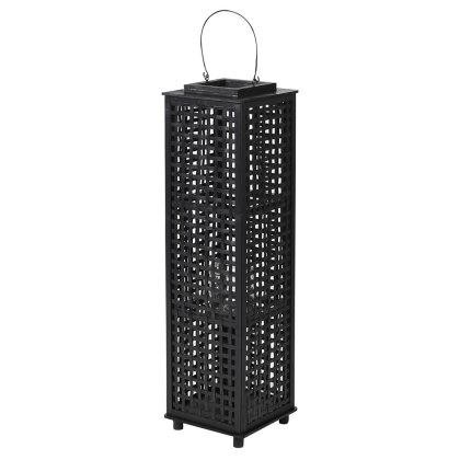 Large Black Bamboo Lantern Large Black Bamboo Lantern