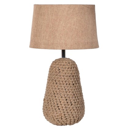 Jute Table Lamp with Shade Jute Table Lamp with Shade
