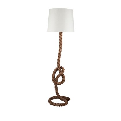 Rope Knot Floor Lamp with Natural Shade Rope Knot Floor Lamp with Natural Shade