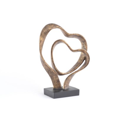 Double Heart Sculpture Double Heart Sculpture