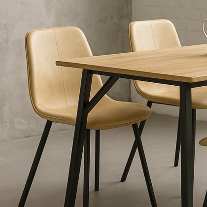 Niton Dining Chair - Cream Niton Dining Chair - Cream