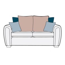 Memphis 3 Seater Sofabed with Regal Mattress and Pillow Back