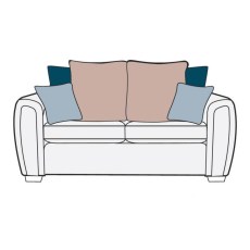 Memphis 3 Seater Sofa with Standard Back